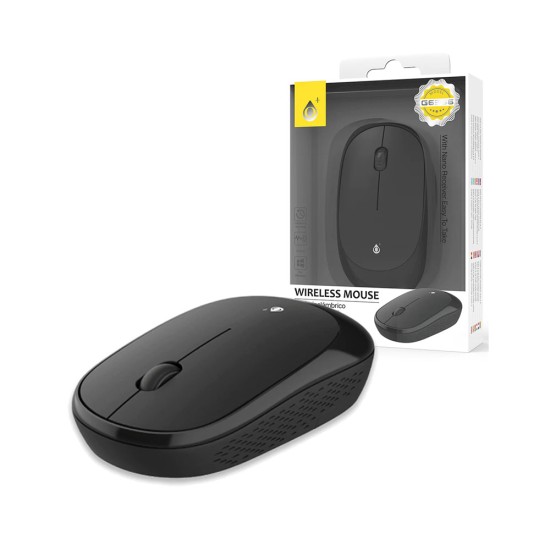 Rato sem Fio 3D OnePlus G6356 com Receptor Nano 2.4Ghz Preto Rato sem Fio 3D OnePlus G6356 com Receptor Nano 2.4Ghz Preto